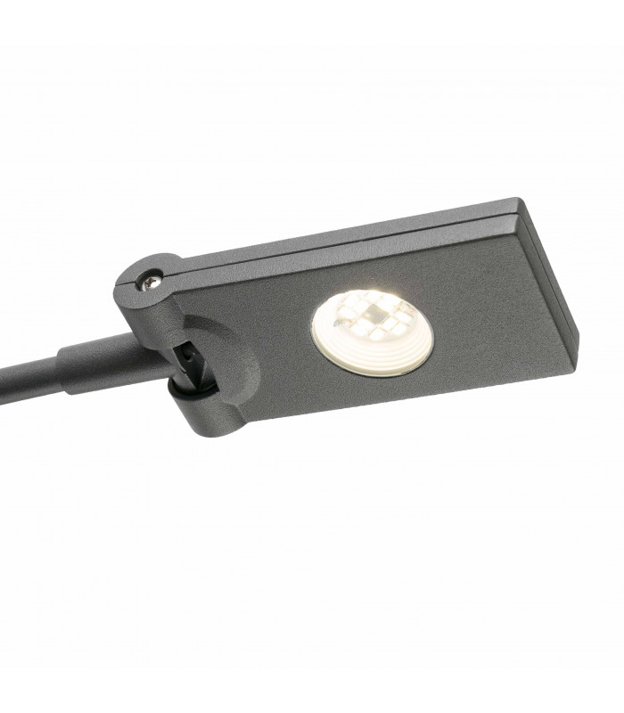 LED Outdoor Wall Spotlight Dark Grey IP44