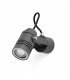 1 Light Outdoor Wall Spotlight Dark Grey IP54, GU10