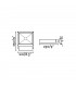 LED Outdoor Wall Spotlight Dark Grey IP65