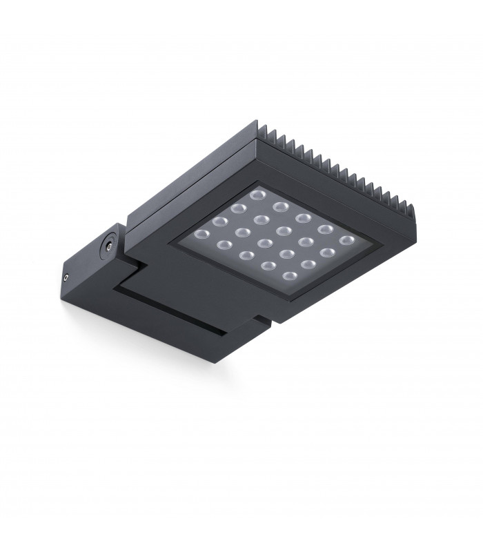 LED Outdoor Wall Spotlight Dark Grey IP65