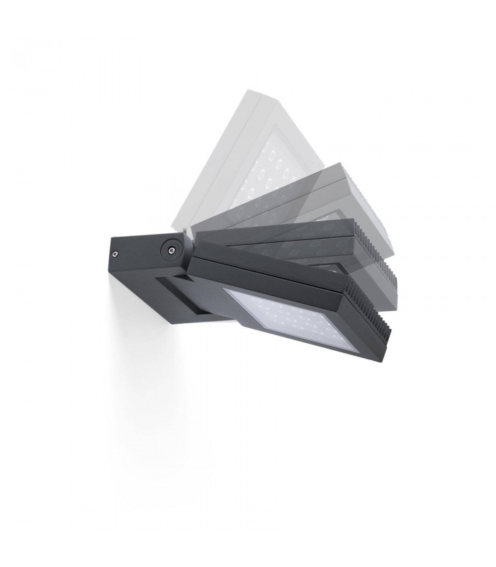 LED Outdoor Wall Spotlight Dark Grey IP65