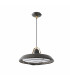 LED 1 Light Outdoor Dome Ceiling Pendant Light Old Brown IP44