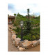 1 Light Outdoor Bollard Lantern Black, E27