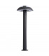 LED 1 Light Outdoor Bollard Light Graphite Grey IP44
