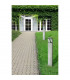 LED 2 Light Outdoor Bollard Light White with Glass Diffuser IP65