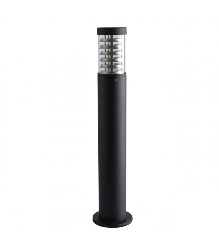 LED 5 Light Outdoor Bollard Light Black with Glass Diffuser IP65