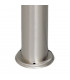 1 Light Outdoor Bollard Light White, Matt Chrome IP44, E27