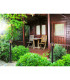 1 Light Outdoor Bollard Light Black with Glass Diffuser IP44, E27