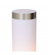 1 Light Outdoor Bollard Light White, Matt Chrome IP44, E27