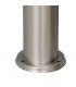 1 Light Outdoor Bollard Light White, Matt Chrome IP44, E27