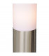 1 Light Outdoor Bollard Light White, Matt Chrome IP44, E27