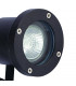 LED 1 Light Outdoor Spike Spotlight Black IP65, GU10