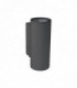 LED 2 Light Outdoor Wall Light Urban grey IP54