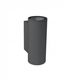 LED 2 Light Outdoor Wall Light Urban grey IP54