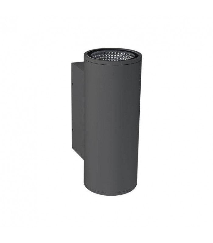 LED 2 Light Outdoor Wall Light Urban grey IP54