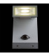 LED 1 Light Outdoor Wall Light White with Glass Diffuser IP65