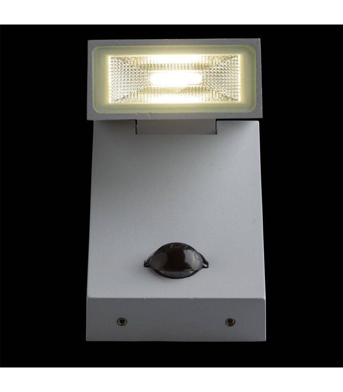 LED 1 Light Outdoor Wall Light White with Glass Diffuser IP65