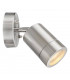 1 Light Outdoor Wall Light White, Matt Chrome IP65, GU10