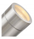 1 Light Outdoor Wall Light White, Matt Chrome IP65, GU10