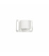 1 Light Outdoor Wall Light White Structure, E27