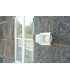 1 Light Outdoor Wall Light White Structure, E27