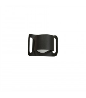 1 Light Outdoor Wall Light Black Structure, E27