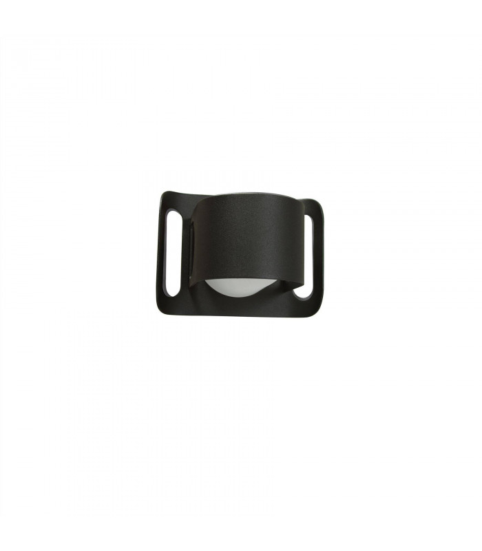 1 Light Outdoor Wall Light Black Structure, E27