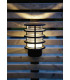 LED 1 Light Outdoor Wall Light Black Structure IP44