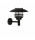 LED 1 Light Outdoor Wall Light Black White Structure IP44