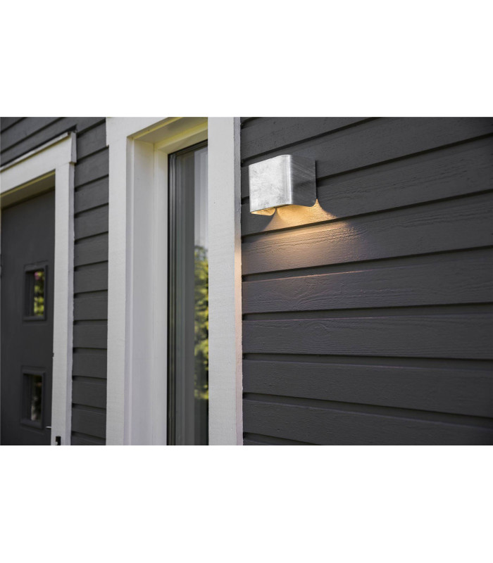 LED 1 Light Outdoor Wall Light Galvanized IP54
