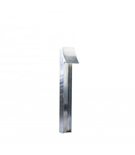 LED 1 Light Outdoor Bollard Lamp Galvanized IP54