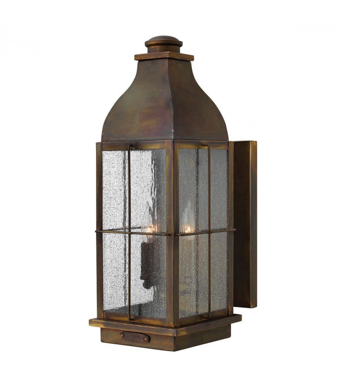 3 Light Outdoor Large Wall Lantern Light Sienna IP44, E14