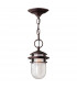 1 Light Outdoor Ceiling Chain Lantern Victorian Bronze, E27