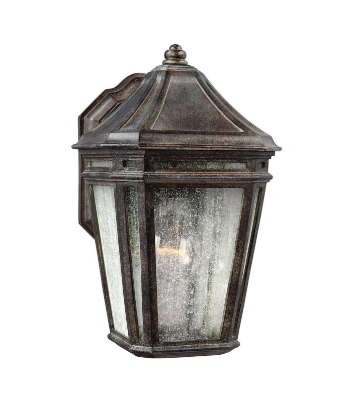 1 Light Outdoor Wall Lantern Light Chestnut IP44, E27