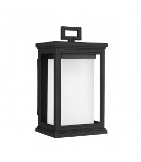 1 Light Outdoor Small Wall Lantern Light Black IP44, E27