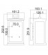 1 Light Outdoor Small Wall Lantern Light Black IP44, E27