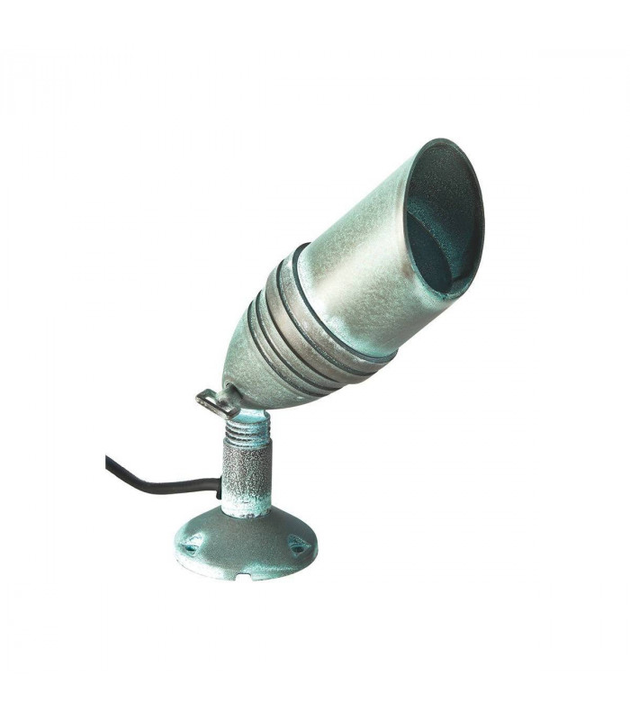 LED 3 Light Outdoor Wall Light Verdigris IP44