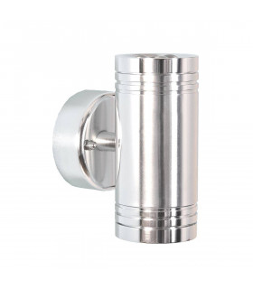 LED 6 Light Indoor Up / Down Wall Light Aluminium IP54