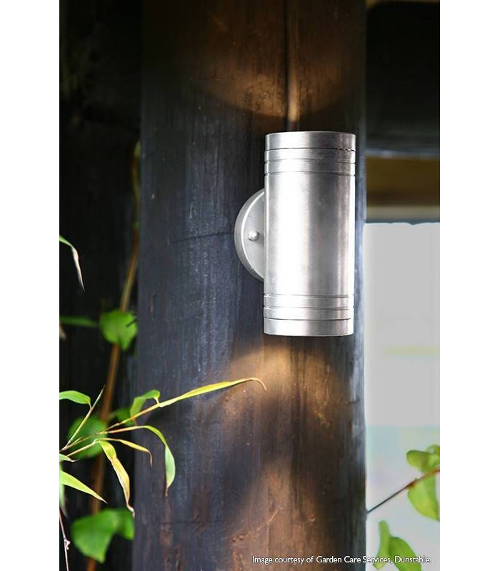 LED 6 Light Indoor Up / Down Wall Light Aluminium IP54