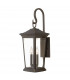3 Light Outdoor Large Wall Lantern Light Bronze IP44, E14