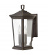 2 Light Outdoor Medium Wall Lantern Light Bronze IP44, E14