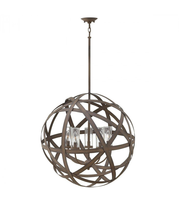 5 Light Outdoor Ceiling Pendant Light Iron IP44, E14