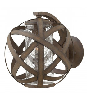 1 Light Outdoor Small Wall Lantern Light Iron IP44, E27