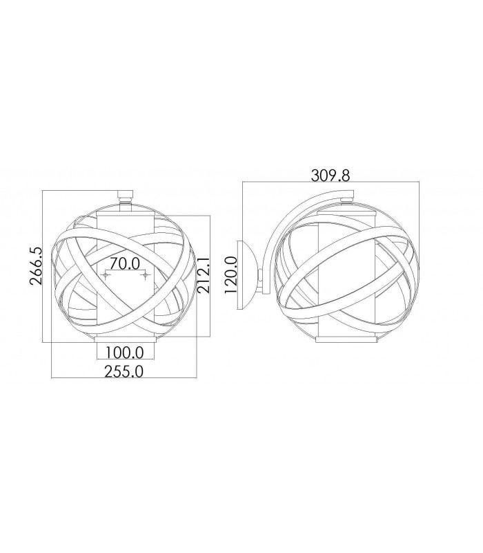 1 Light Outdoor Small Wall Lantern Light Iron IP44, E27