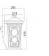1 Light Medium Outdoor Wall Lantern Autumn IP44, E27