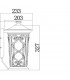 1 Light Small Outdoor Wall Lantern Autumn IP44, E27