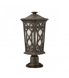 1 Light Small Outdoor Pedestal Light Autumn IP44, E27