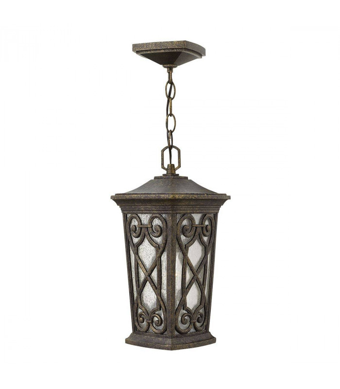 1 Light Small Outdoor Ceiling Chain Lantern Autumn IP44, E27