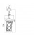 1 Light Small Outdoor Ceiling Chain Lantern Autumn IP44, E27