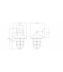 1 Light Small Outdoor Wall Lantern Silver IP44, E27
